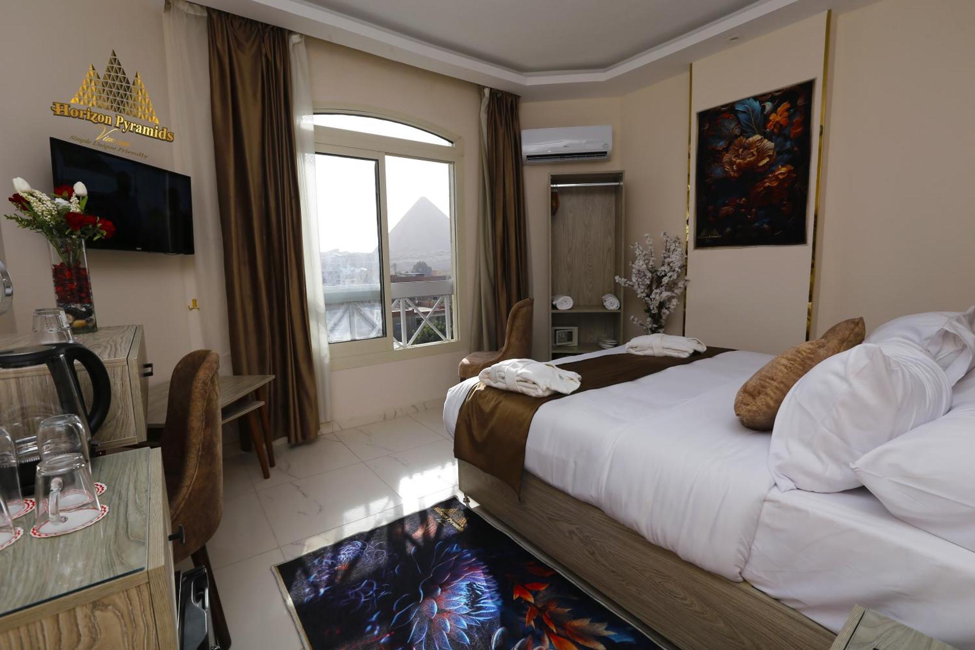Horizon Pyramids View Inn Kafrat al Jabal Exterior photo