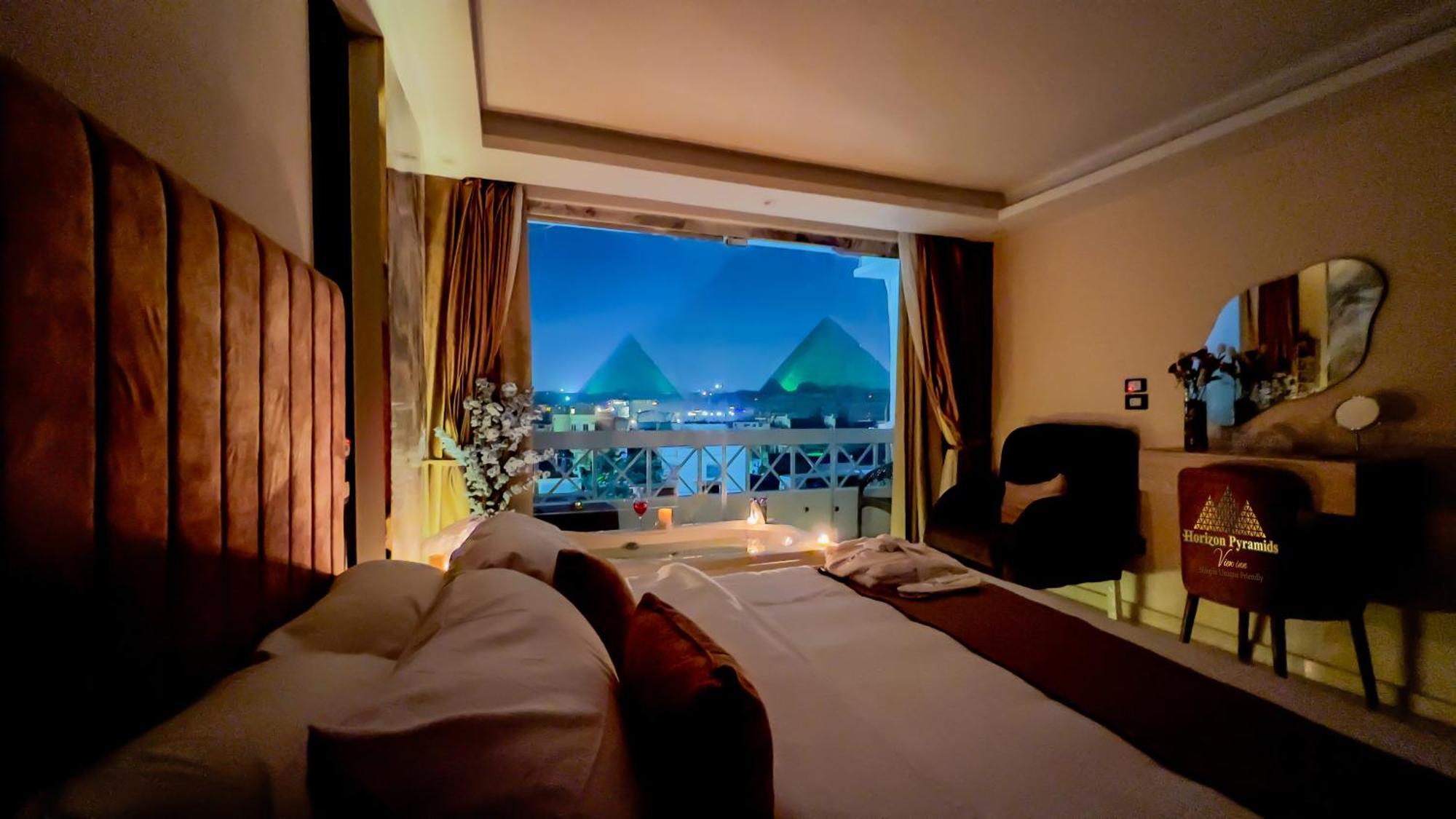 Horizon Pyramids View Inn Kafrat al Jabal Exterior photo