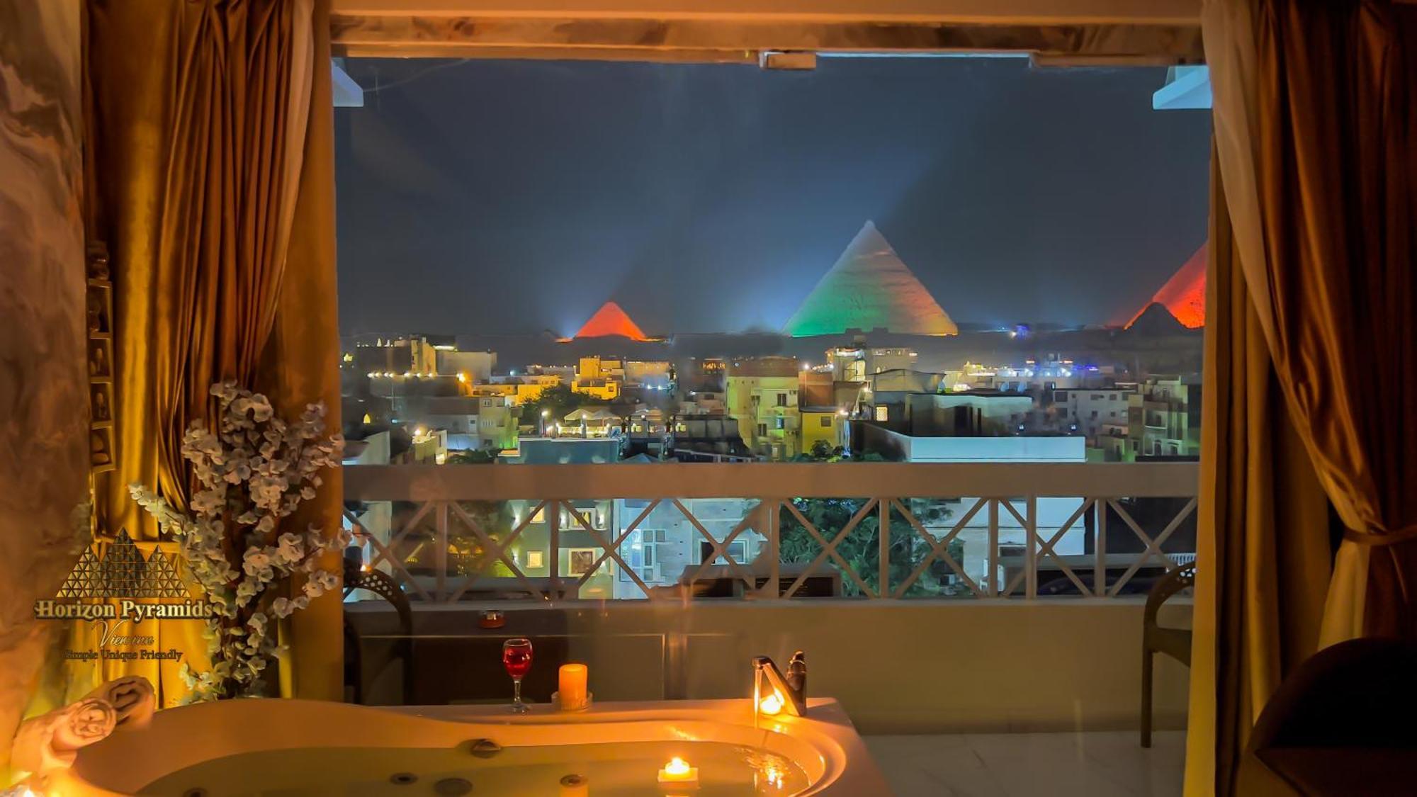 Horizon Pyramids View Inn Kafrat al Jabal Exterior photo