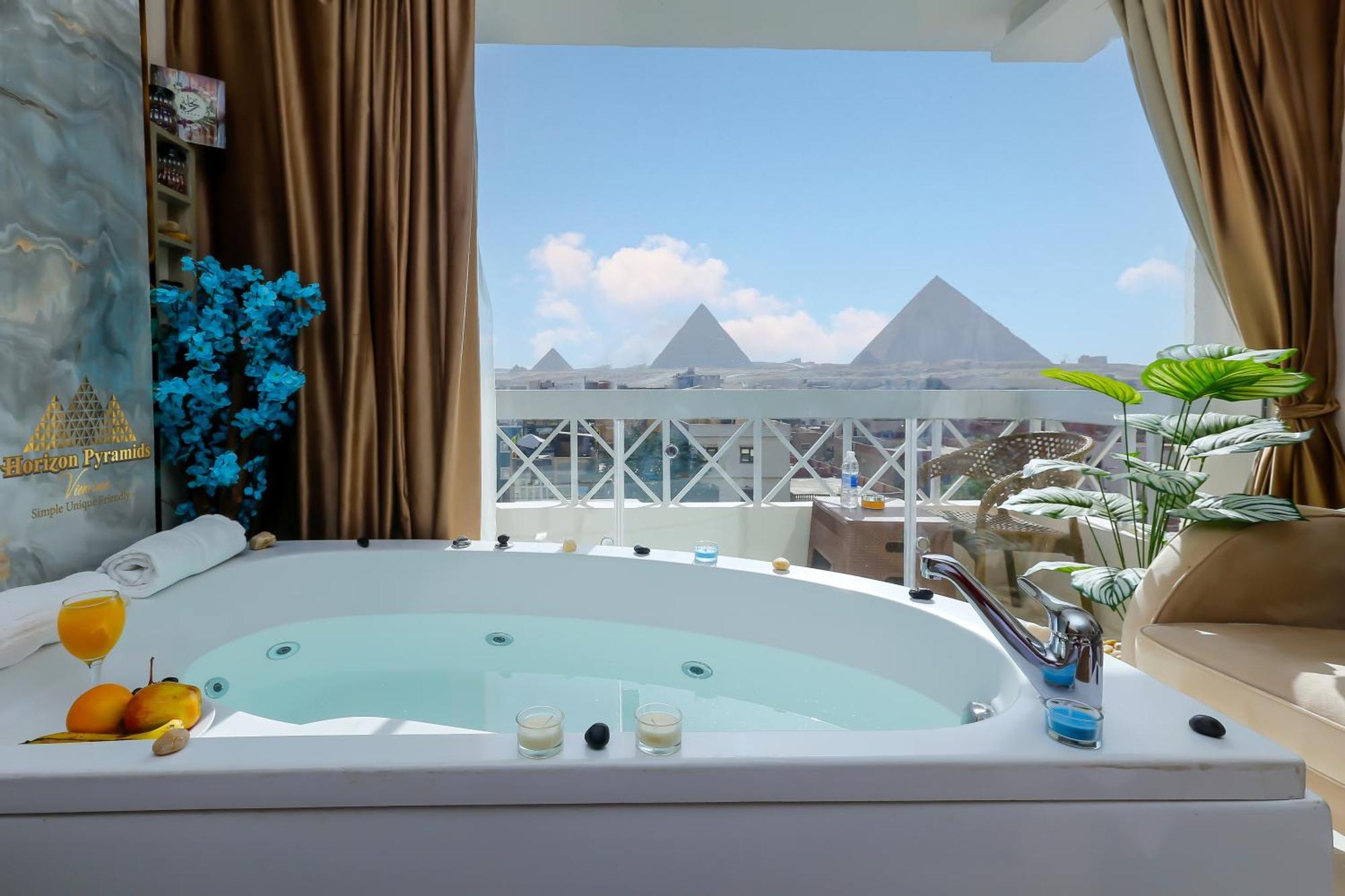 Horizon Pyramids View Inn Kafrat al Jabal Exterior photo